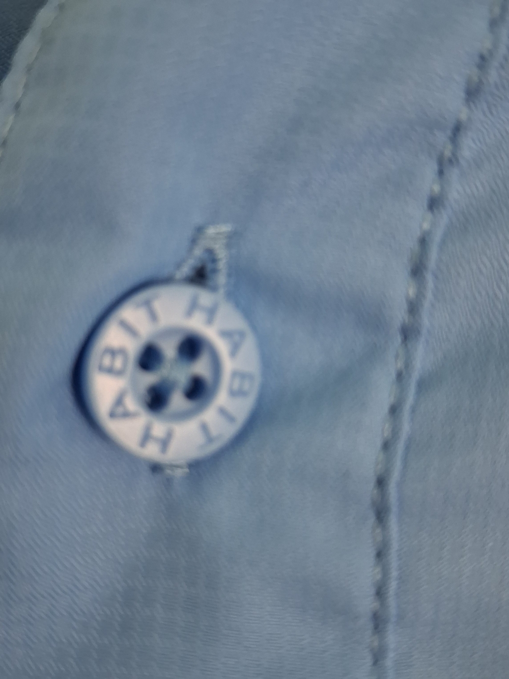Habit Light Blue Performance Fishing Shirt Jacket Mens Medium - Picture 5 of 10